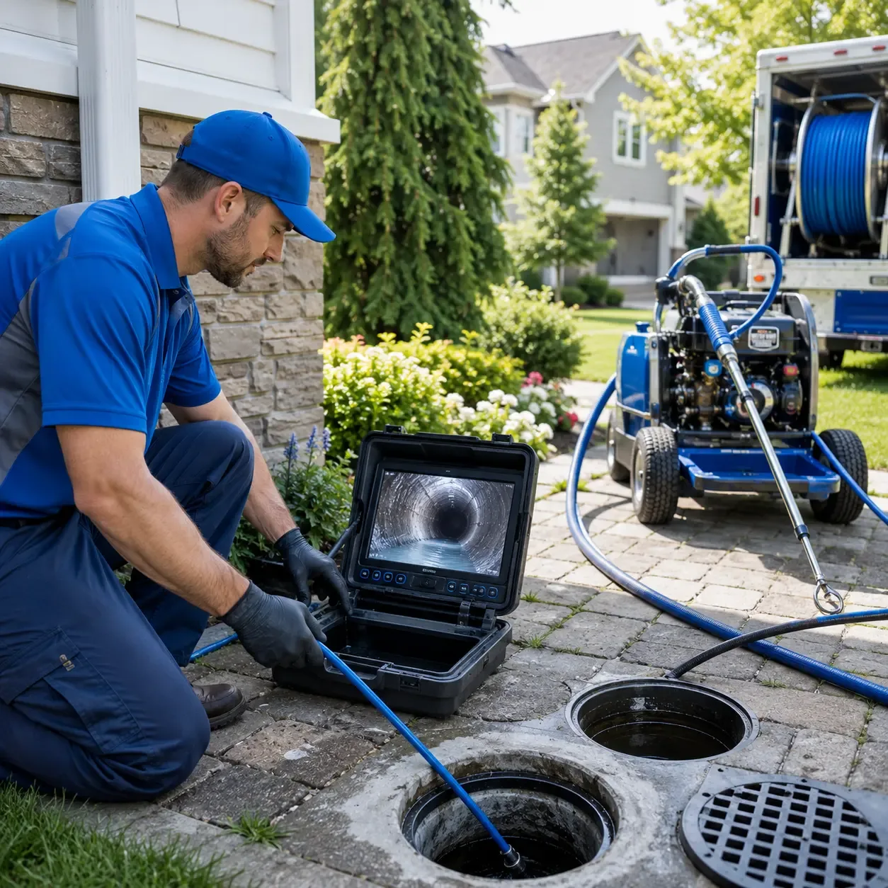 Outdoor drain cleaning professionals serving Crane, MO